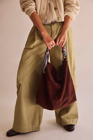 Suzie Suede Slouch Tote