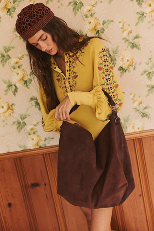 Sac fourre-tout souple Suzie en daim