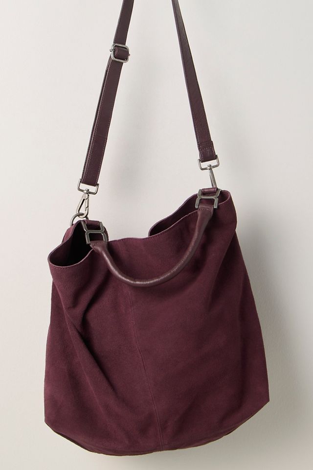 Suzie Suede Slouchy Tote Bag #1