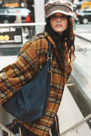 Suzie Suede Slouchy Tote Bag