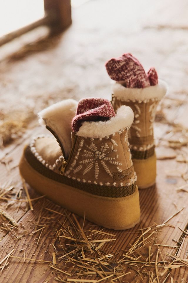 Bottines à Plateforme Setsu avec Broderie Florale #5