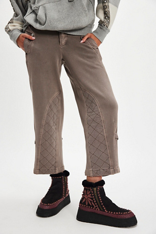 Setsu Platform Floral Stitched Boots product page