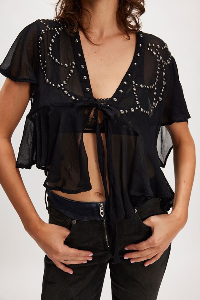 So Fine Studded Blouse #3