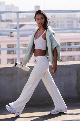 Swing Around Flares by FP Movement at Free People in Grey, Size: M
