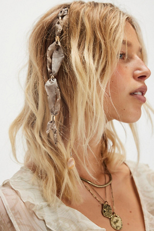 Pince à tresser Overboard par Free People en Gold & Floral, pour femme