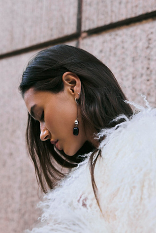 Check Mate Drop Earrings