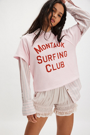 Sweat-shirt Original Retro Brand Surf Club en Montagne Rose Vintage, pour femme chez Free People