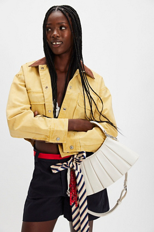 Lacoste Small Lenglen Bag at Free People in White