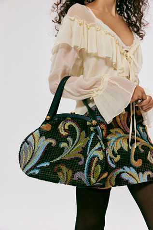 Женская сумка Anna Sui Tapestry Granny, цвет: Чёрный разноцветный — фото 6