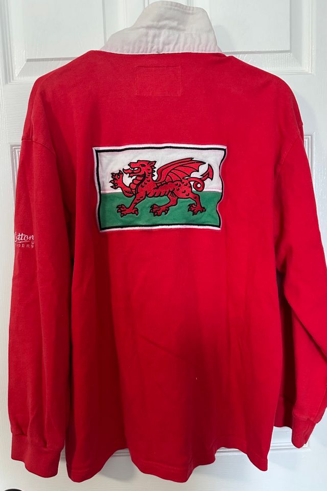 Cotton Traders VTG Wales ラガーシャツ Vintage 1991/1993 Cotton Traders Wales Rugby Union Shirt