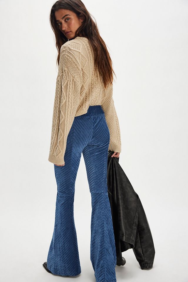Penny Pull-On Velvet Pants