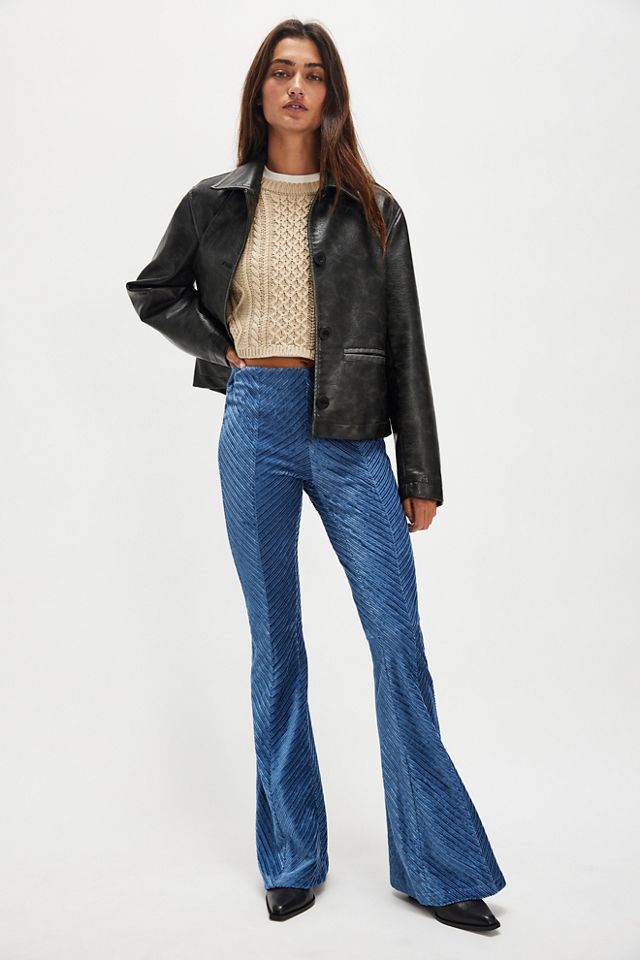 Penny Pull-On Velvet Pants
