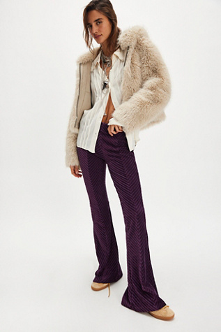 Penny Pull-On Velvet Pants