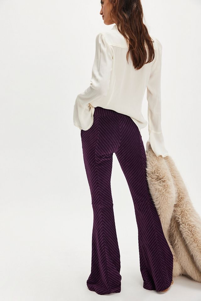 Penny Pull-On Velvet Pants #1