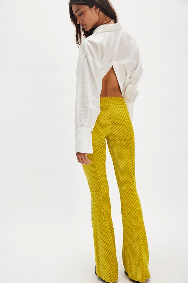 Penny Pull-On Velvet Pants #1