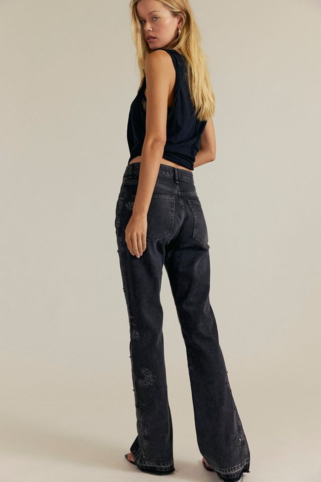 We The Free Irie Embroidered and Studded Jeans #1