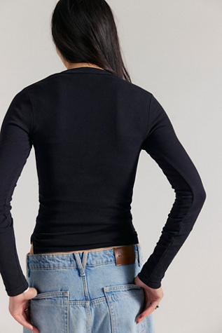 Женский топ Intimately Wide Awake Layering Top, цвет: Чёрный — фото 3