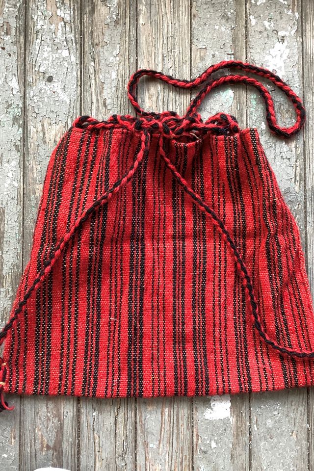 Vintage 1960s Woven Drawstring Backpack Selected by Cherry #1