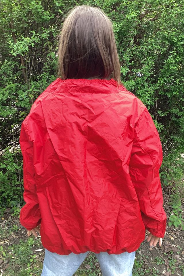 Vintage 1980s Amorphous Red Windbreaker Selected by Cherry #1