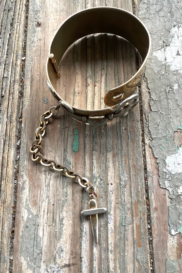Vintage 1960s Mixed Metal Dagger Cuff Selected by Cherry #1