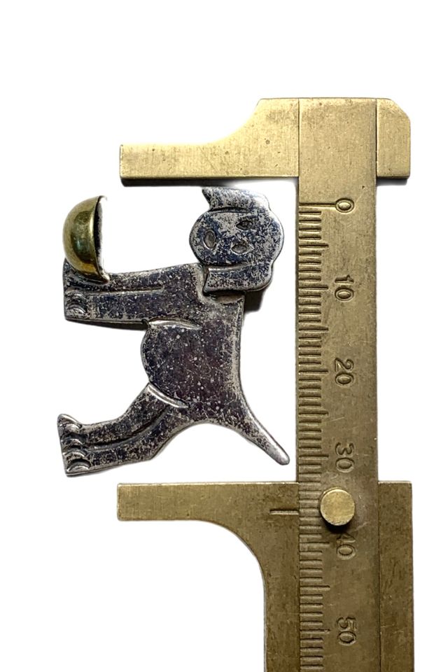 Vintage Sterling + Brass Puppy Dog Brooch Selected by Lux Revival #2