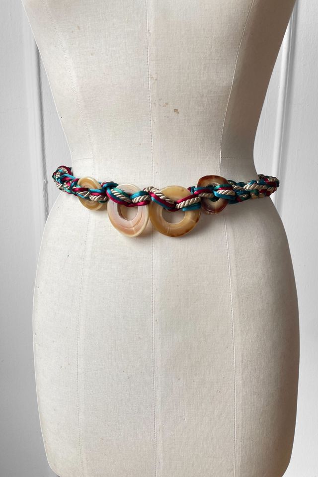 80s Vintage Braided Cord Tie-Around Belt Selected by MARMALADE #1