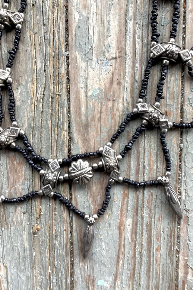 Vintage 1980s Tribal Statement Necklace Selected by Cherry #2
