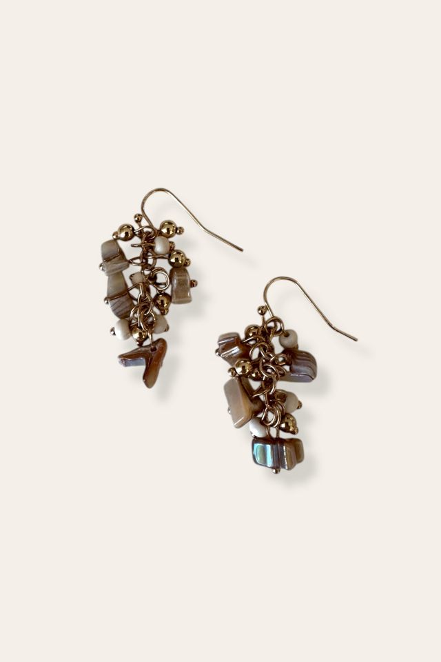 Early 2000's Beaded Dangle Earrings Selected By Afterlife Boutique #1