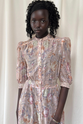 Vintage 1970's Floral Dress Selected By Afterlife Boutique