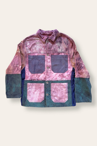 Vintage Reworked Patchwork Utility Jacket Selected By Afterlife Boutique