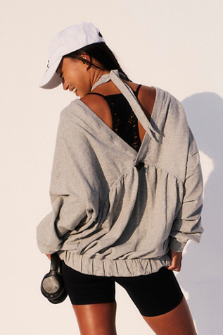 Tryouts Pullover by FP Movement at Free People in Heather Grey, Size: XS