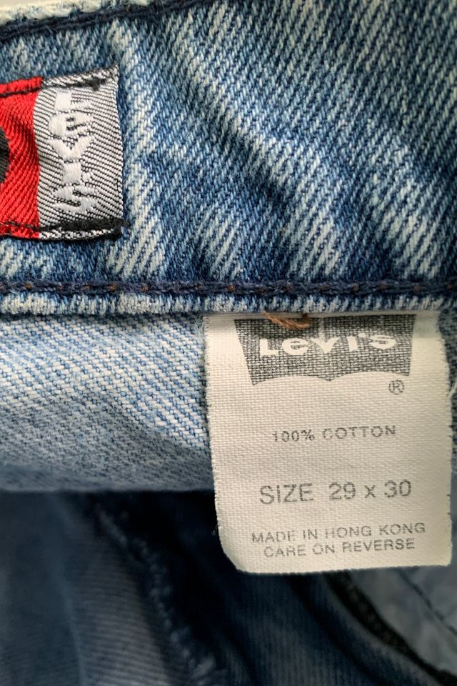 Vintage 1990s Distressed Silver Tab Levi's Denim Jeans Selected by SharpLilTeeth #3