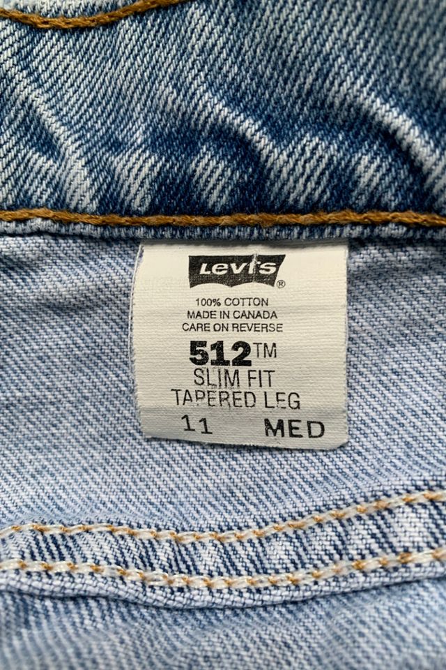 Vintage Levi's 512 Light Wash Distressed Jeans Selected by SharpLilTeeth #3