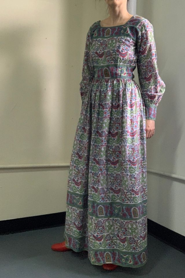 Vintage 1970s Cotton Print Dress Selected by SharpLilTeeth #1