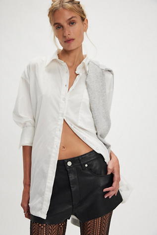 Blank NYC Rock Star Vegan Leather Shorts product page
