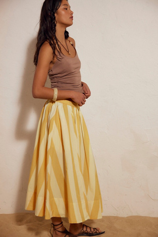 Lowen Striped Midi Skirt - thumbnail 9