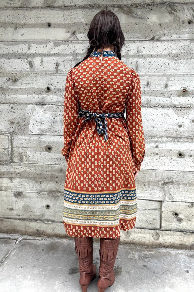 19670’s Paisley Print Dress Selected by Nomad Vintage #2