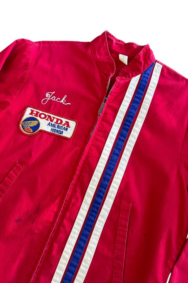 Vintage 1960s Honda Motorcycle  Racing Jacket Selected By Vintage Warrior
