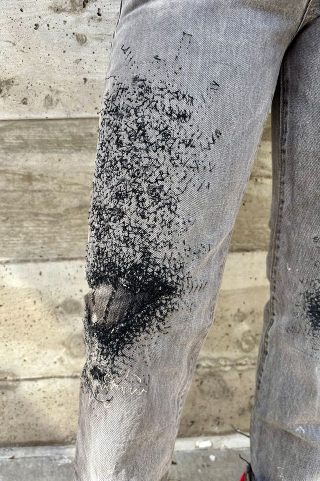 Kapital Grey Wash Jeans Selected by Nomad Vintage #3