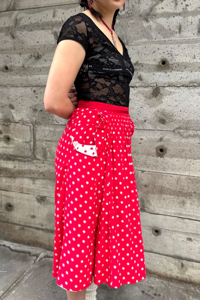 Marc Jacob’s Ruffle Polka Dot Midi Skirt Selected by Nomad Vintage #3