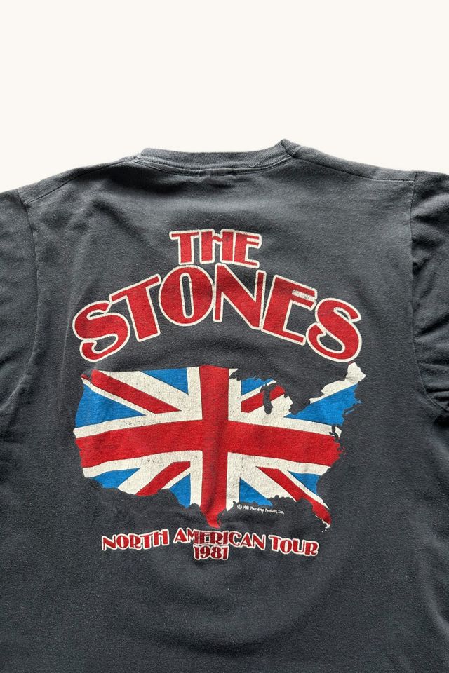 Vintage 1980s Rolling Stones Concert Tour T Shirt Selected By Vintage Warrior #3
