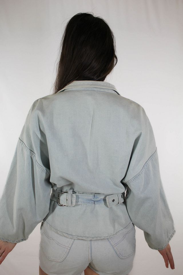 1980s Western Rhinestone Fitted Denim Jacket Selected By Moons + Junes Vintage #2