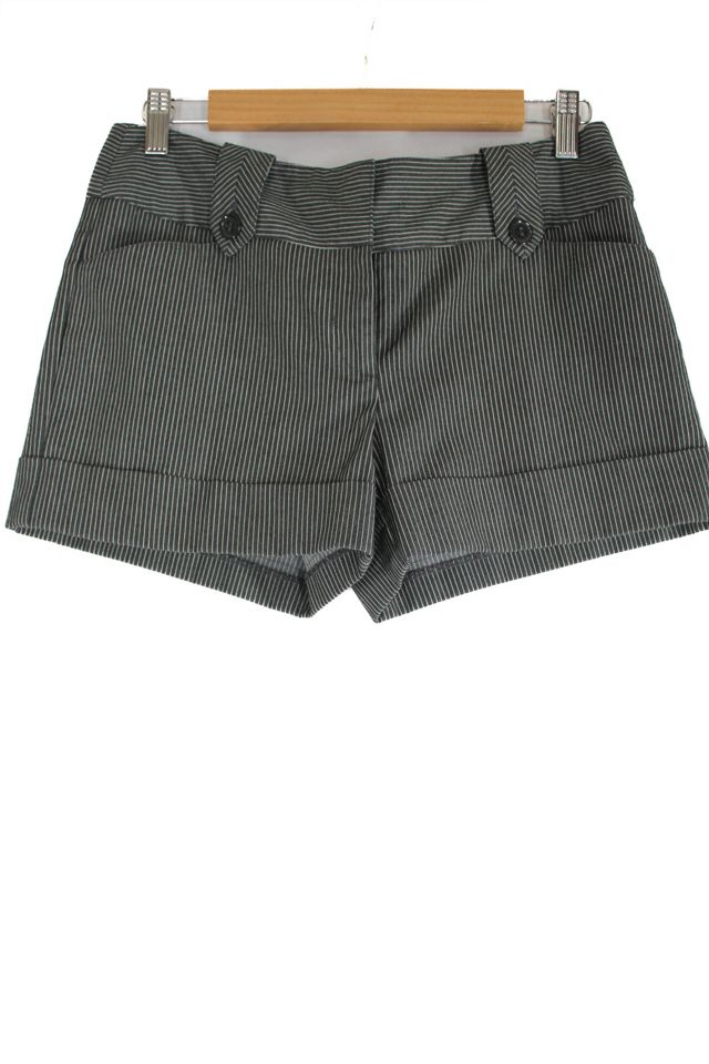 Y2K Vintage Low Waist Pin Stripe Shorts Selected By Moons + Junes Vintage #2