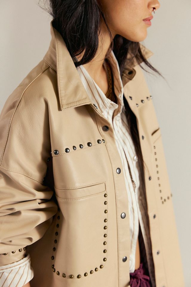 One Teaspoon Daria Leather Shacket #2