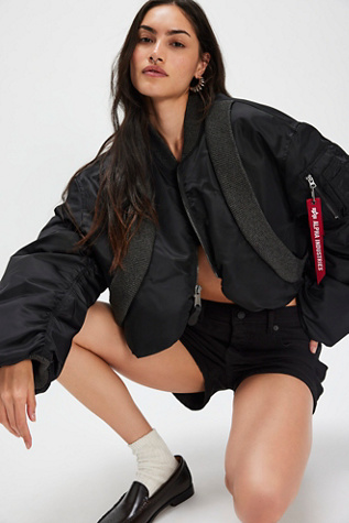 Alpha Industries MA-1 Knit Rib Flight Jacket