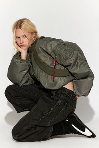 Alpha Industries MA-1 Knit Rib Flight Jacket