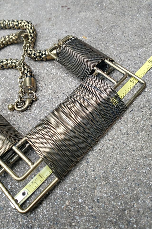 Artisan Modernist Wire Statement Necklace Selected by Garbage Soup #2