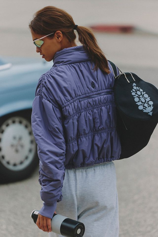 Shelby Shirred Puffer #2