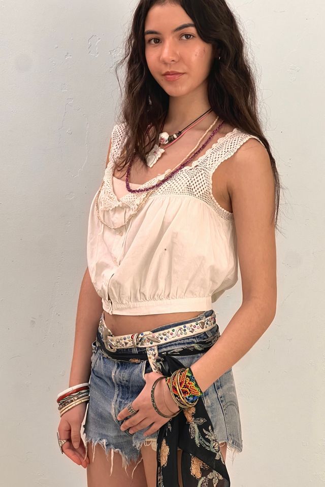 Vintage Victiorian White Cami Selected by  Anna Corinna #2