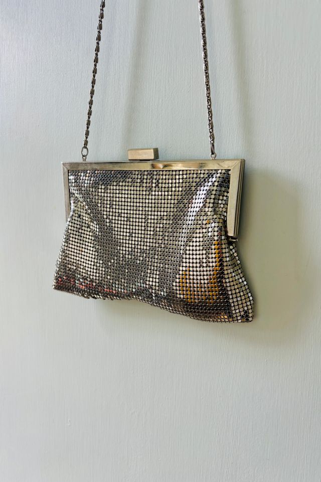 Vintage Silver Mesh Bag Selected by Atlantic Vintage #1